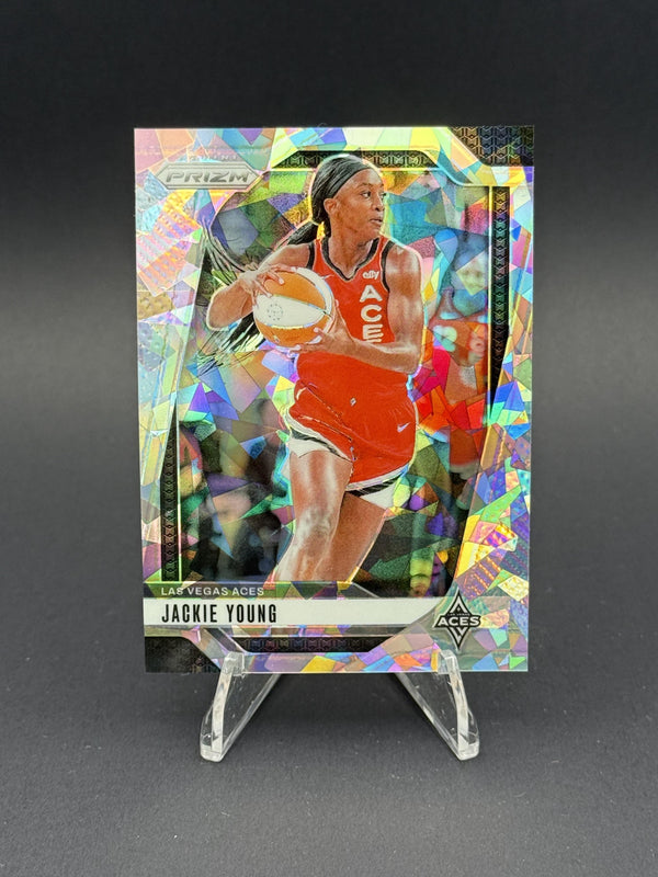 2024 Panini Prizm WNBA #1 Jackie Young Ice Prizms
