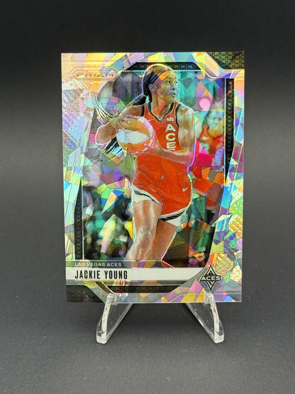 2024 Panini Prizm WNBA #1 Jackie Young Ice Prizms