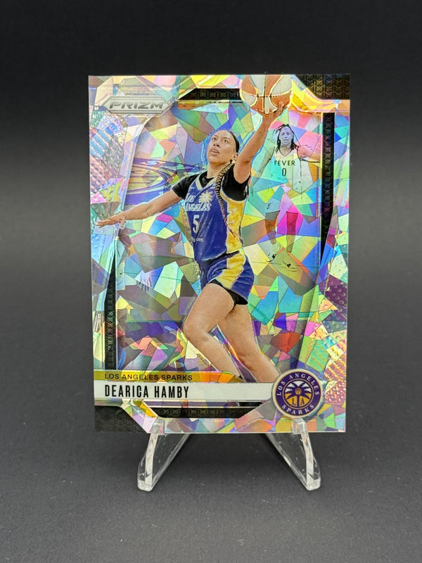 2024 Panini Prizm WNBA #19 Dearica Hamby Ice Prizms