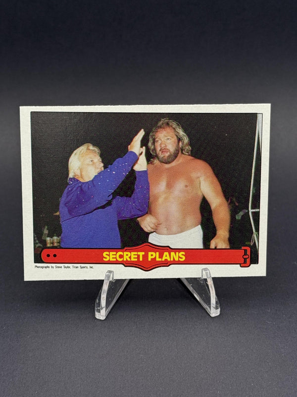 1985 O-Pee-Chee WWF Pro Wrestling Stars Series 2 #47 Secret Plans Big John Studd