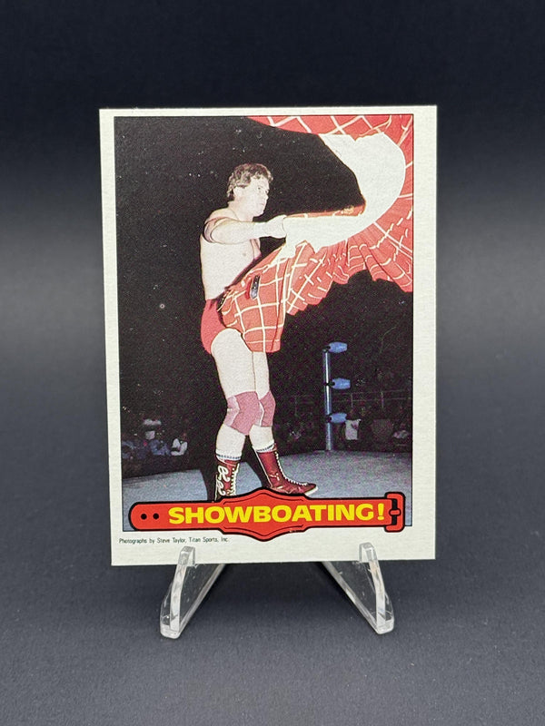 1985 O-Pee-Chee WWF Pro Wrestling Stars Series 2 #14 Showboating!