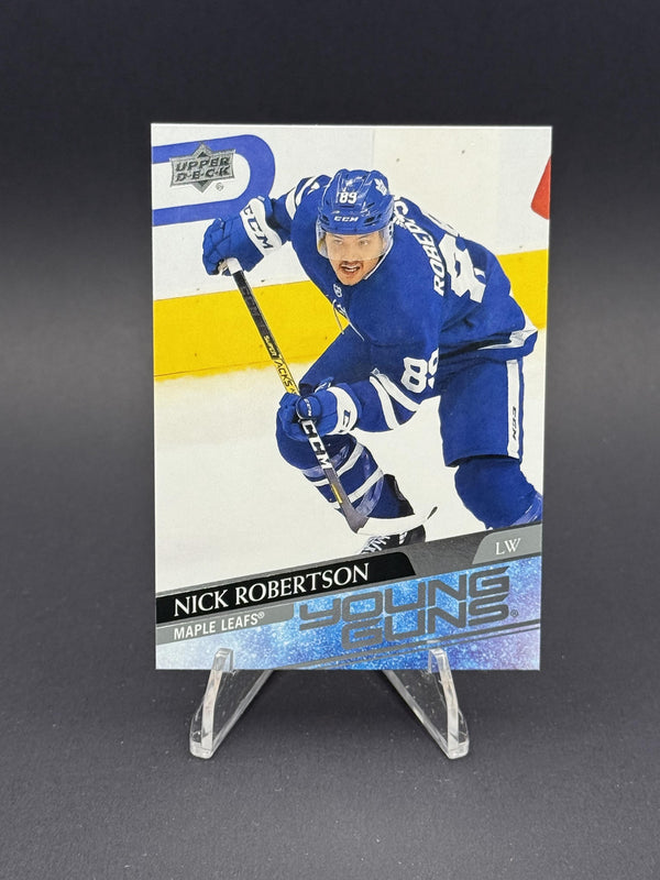 2020-21 Upper Deck #237 Nick Robertson Young Guns (RC)