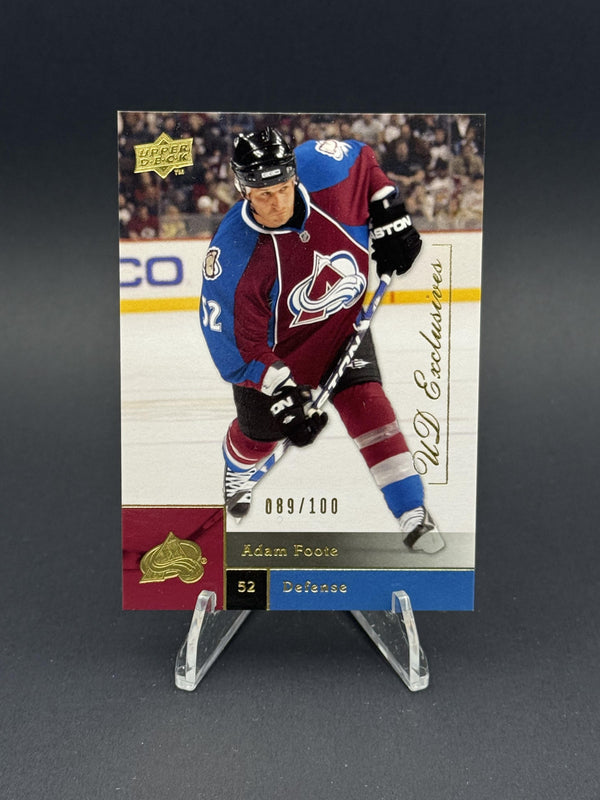 2009-10 Upper Deck #435 Adam Foote #/100