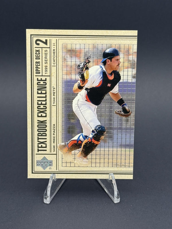 1999 Upper Deck #T15 Mike Piazza Textbook Excellence