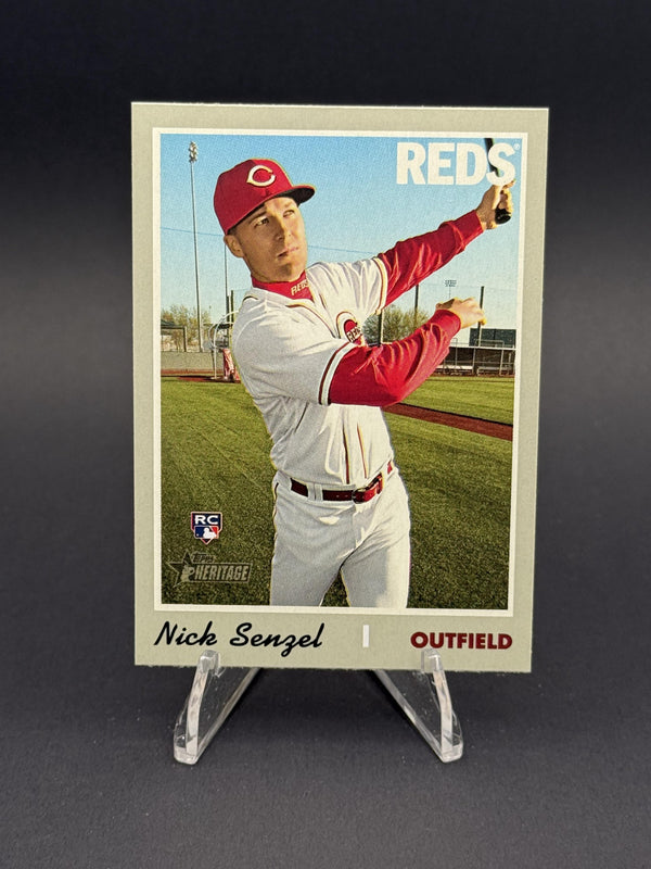 2019 Topps Heritage #507d Nick Senzel (RC)