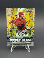 2022 Panini Prizm Draft Picks #PS-RY Ryan Cermak Power Surge Prizms Gold #/10