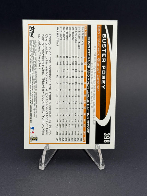 2012 Topps #398 Buster Posey