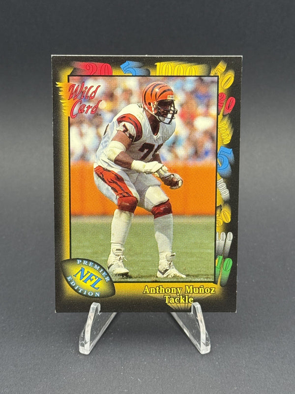 1991 Wild Card #7 Anthony Munoz 5 Stripe