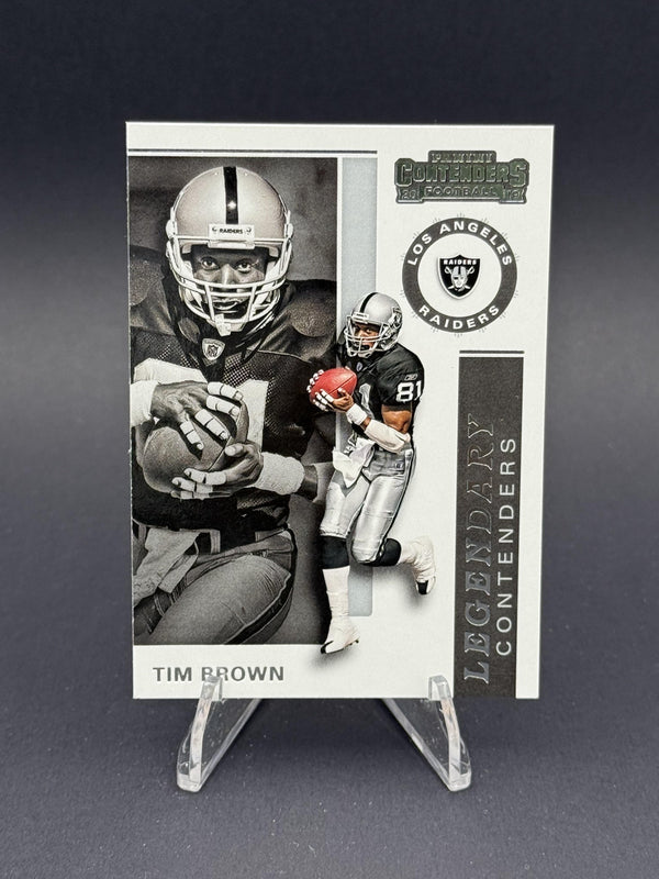 2019 Panini Contenders #LC-TB Tim Brown Legendary Contenders