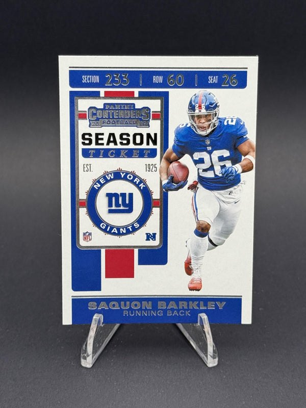 2019 Panini Contenders #52 Saquon Barkley