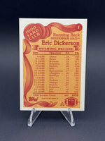 1989 Topps #1 Eric Dickerson 1000 Yard Club