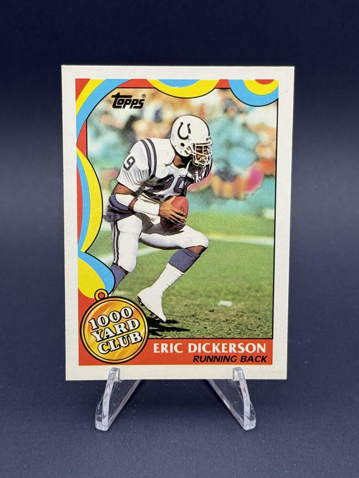 1989 Topps #1 Eric Dickerson 1000 Yard Club