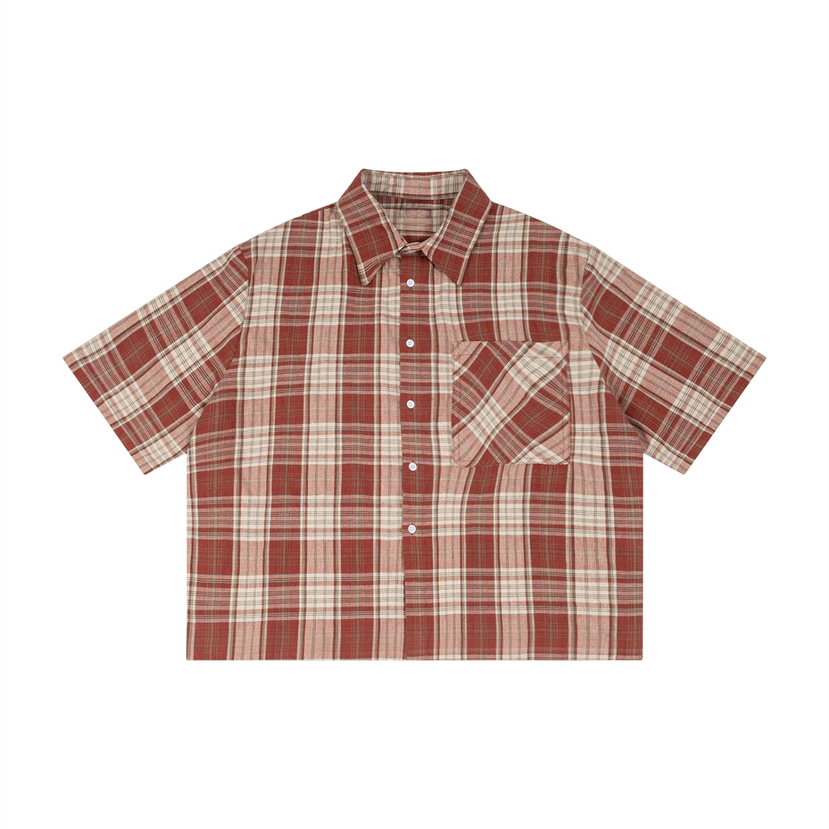 Slab'dUSA | Plaid Boxy Button Up