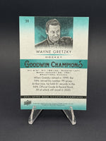 2021 Upper Deck Goodwin Champions #20 Wayne Gretzky Platinum Blue