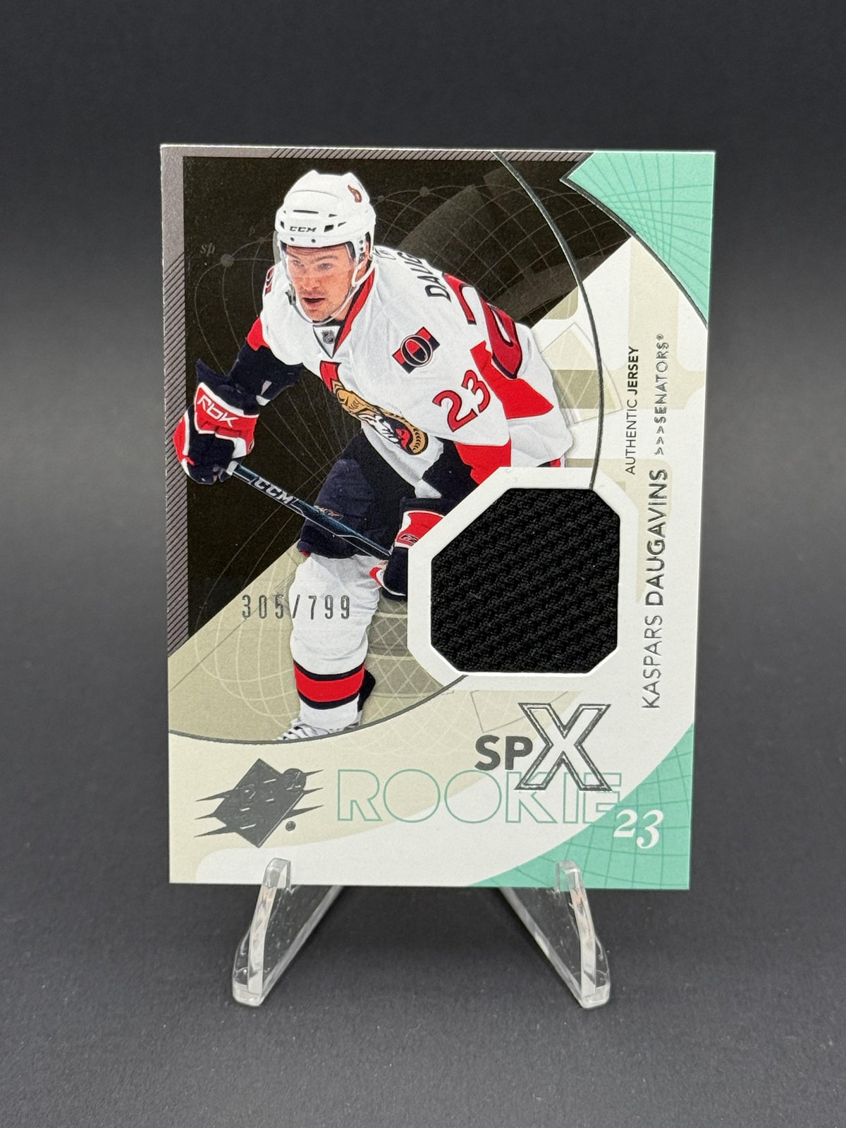 2010-11 SPx #156 Kaspars Daugavins (RC) #/799
