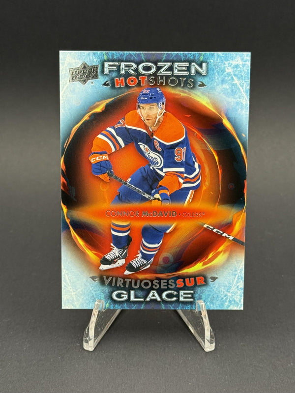 2024-25 Upper Deck Tim Hortons #FH-18 Connor McDavid Frozen Hot Shots