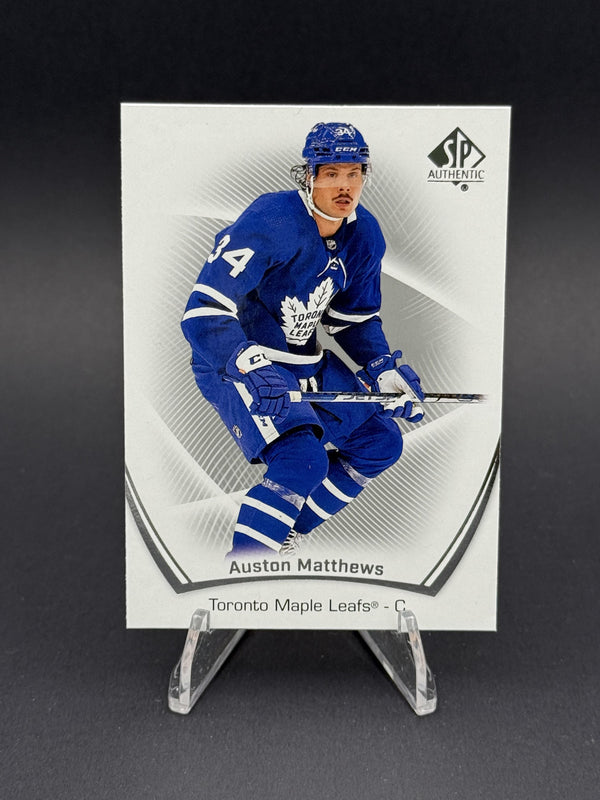 2021-22 SP #88 Auston Matthews Blue