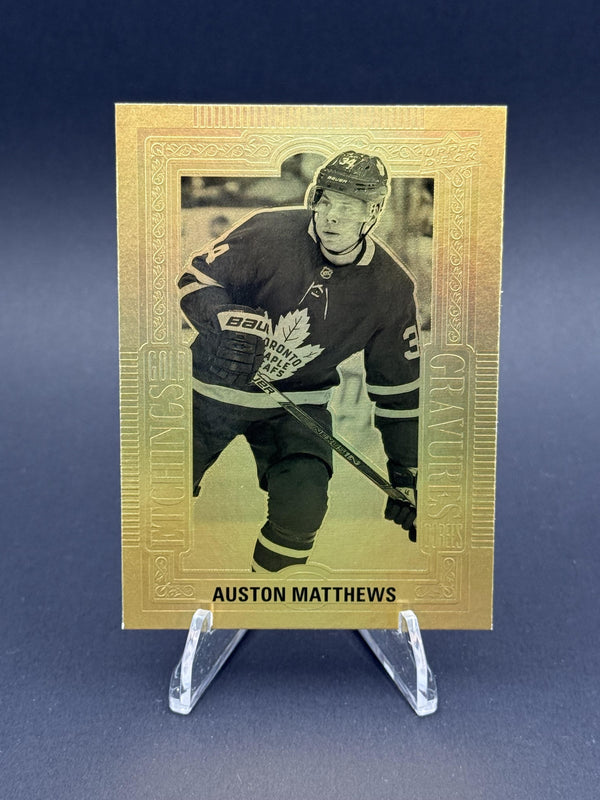 2018-19 Upper Deck Tim Hortons #GE-2 Auston Matthews Gold Etchings