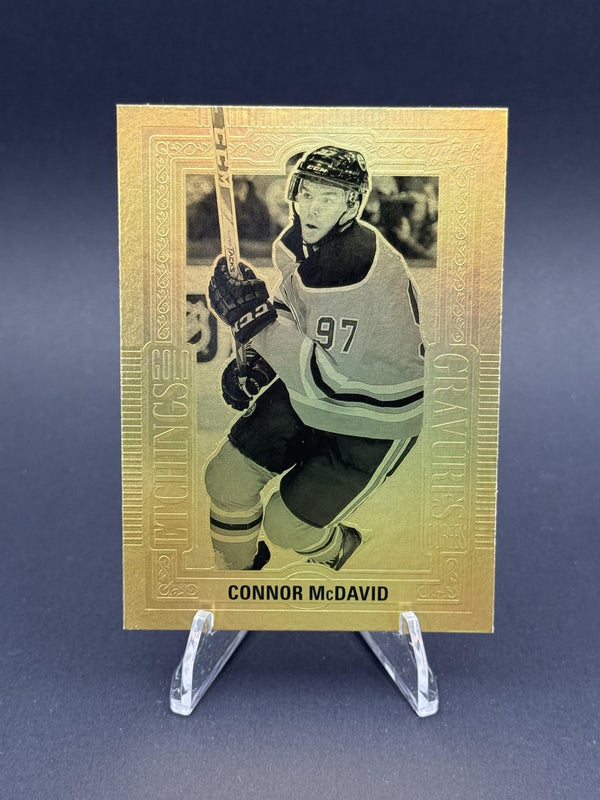 2018-19 Upper Deck Tim Hortons #GE-10 Connor McDavid Gold Etchings