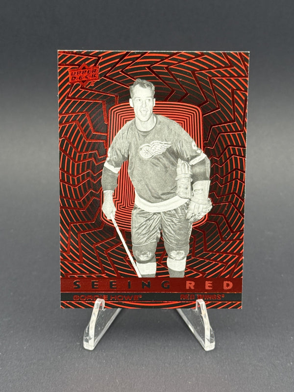 2023-24 Upper Deck #SR-36 Gordie Howe Seeing Red