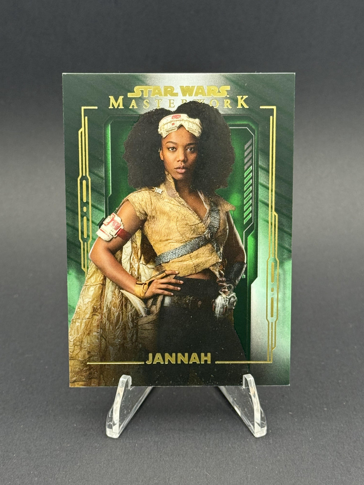 2020 Topps Star Wars Masterwork #28 Jannah Green 98/99