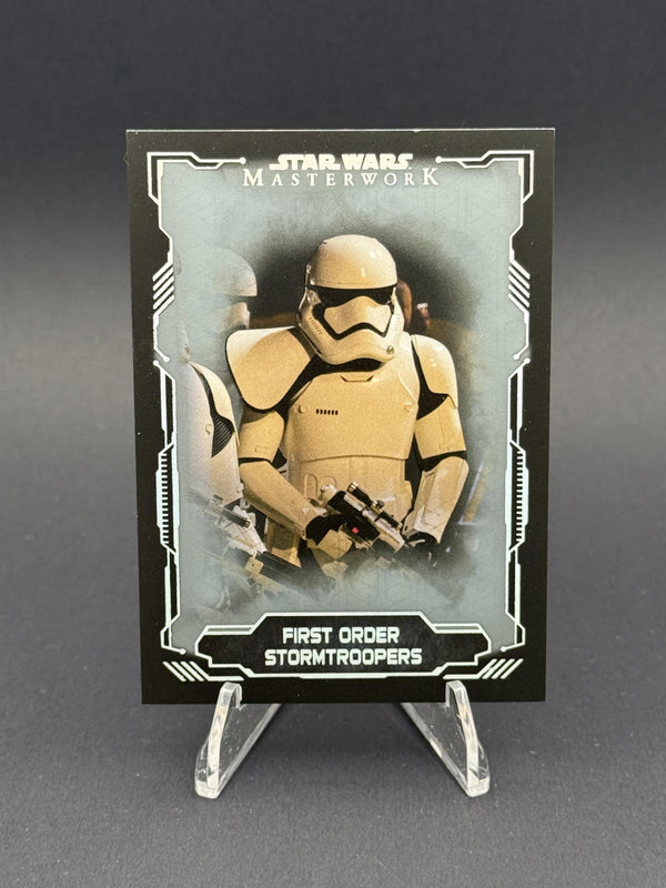 2016 Topps Star Wars Masterwork #47 First Order Stormtroopers #36/99