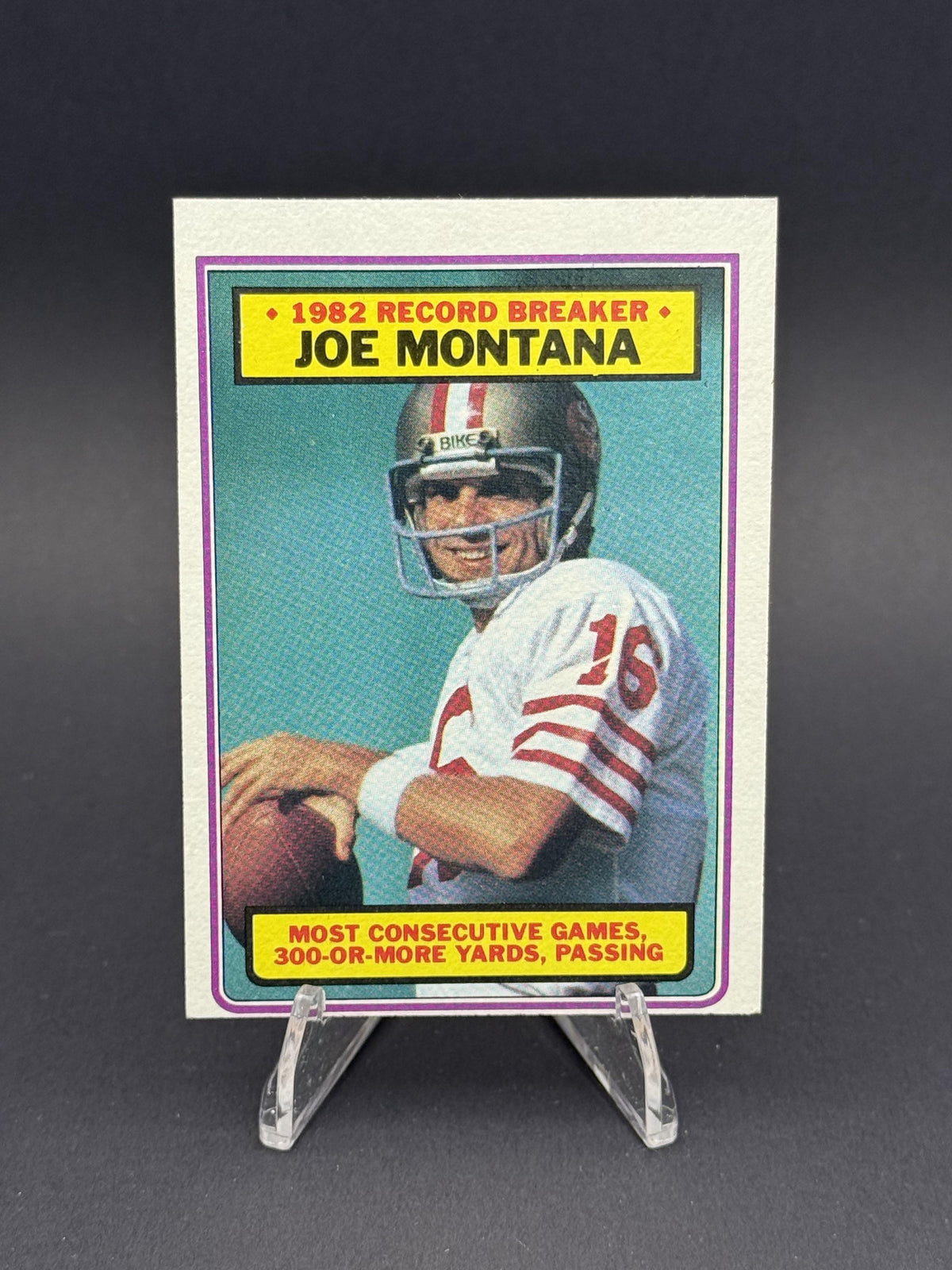 1983 Topps #4 Joe Montana