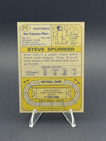 1974 Topps #215 Steve Spurrier