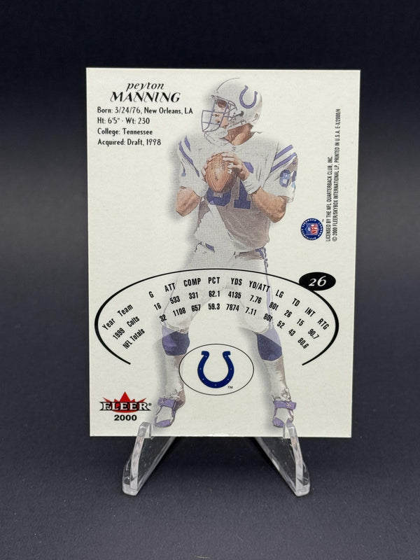 2000 Fleer E-X #26 Peyton Manning