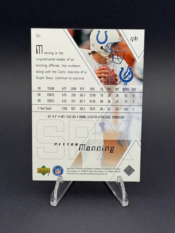 2000 SPx #34 Peyton Manning