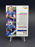 2022 Panini Contenders #TDT-BUF Josh Allen / Stefon Diggs Touchdown Tandems