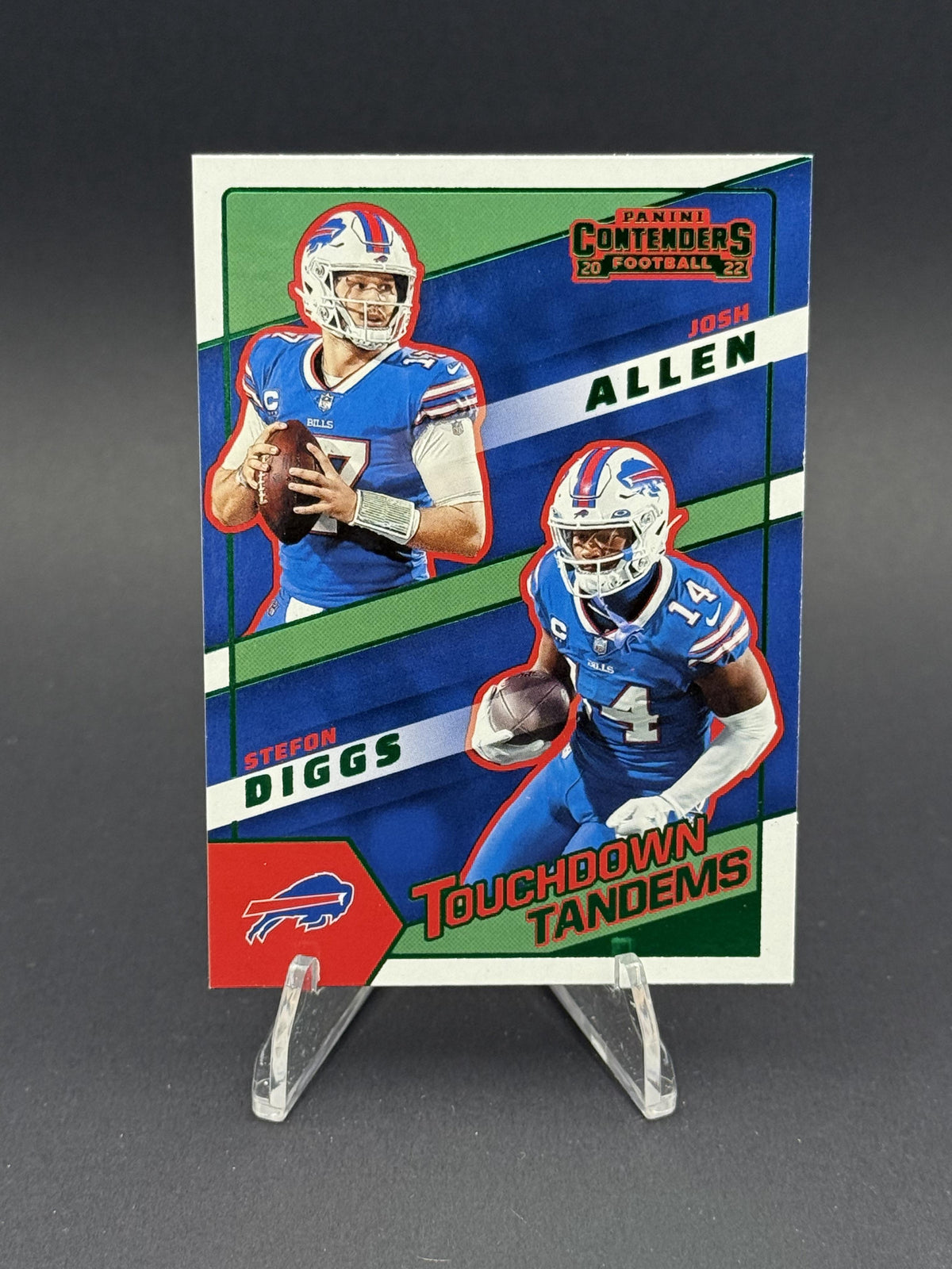 2022 Panini Contenders #TDT-BUF Josh Allen / Stefon Diggs Touchdown Tandems