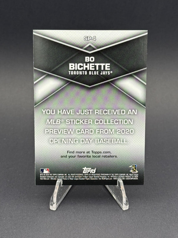 2020 Topps Opening Day #SP-4 Bo Bichette 2020 Topps Sticker Collection Preview