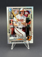 2021 Bowman #BCP-138 Heston Kjerstad Chrome Prospects Mojo Refractor