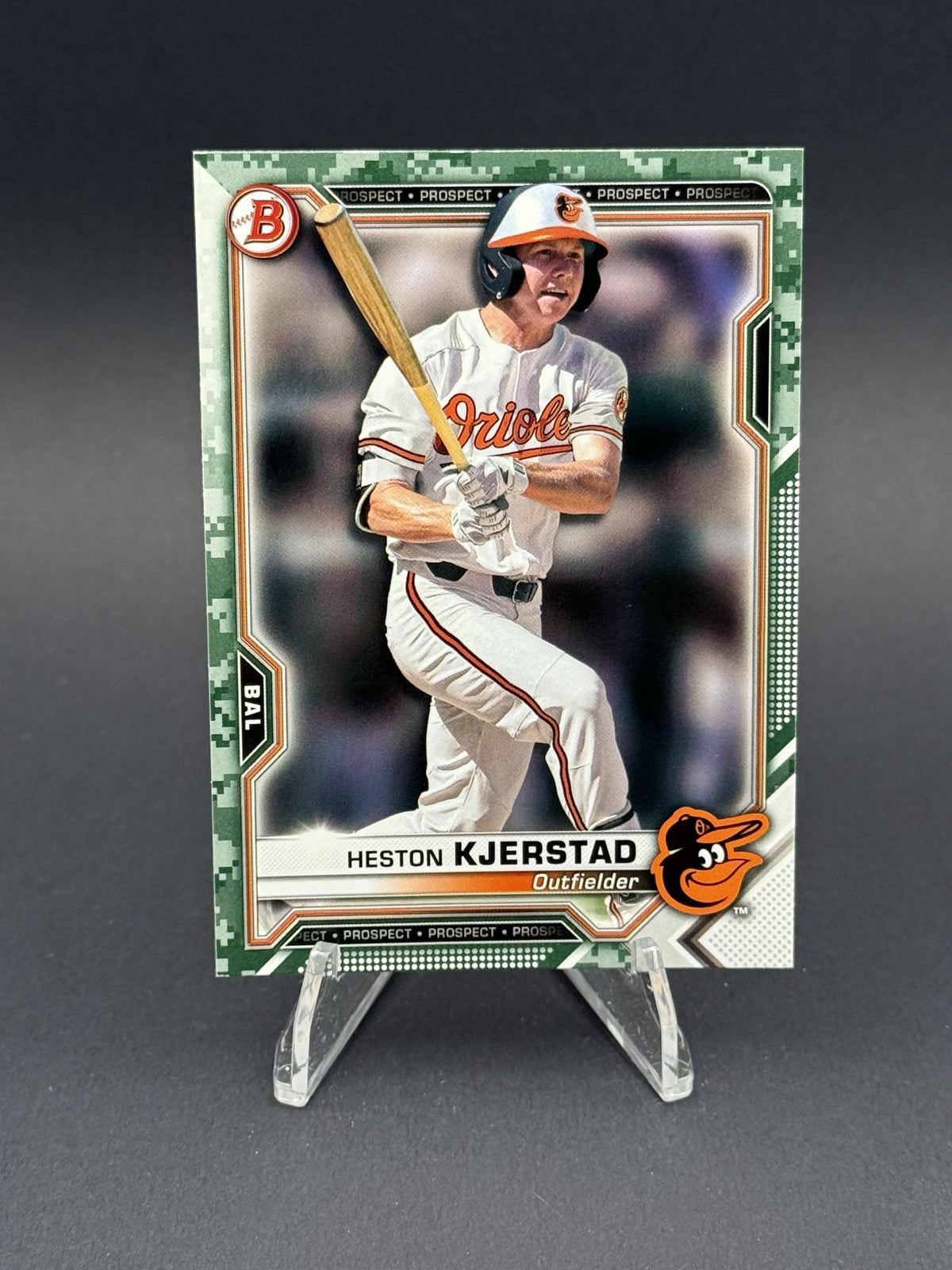 2021 Bowman #BP-138 Heston Kjerstad Prospects Camo