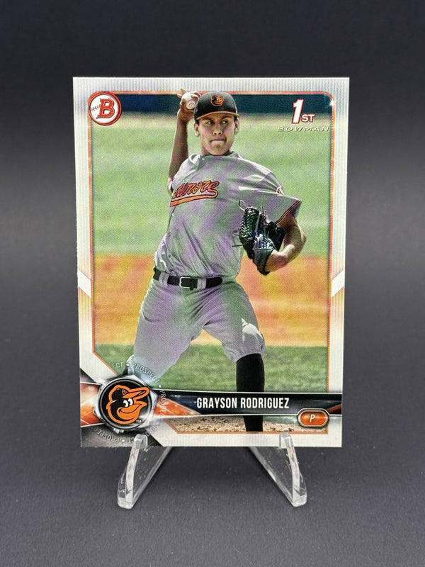 2018 Bowman 1st Draft #BD-73 Grayson Rodriguez