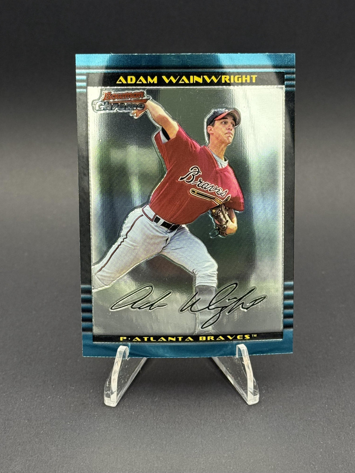 2002 Bowman Chrome #233 Adam Wainwright