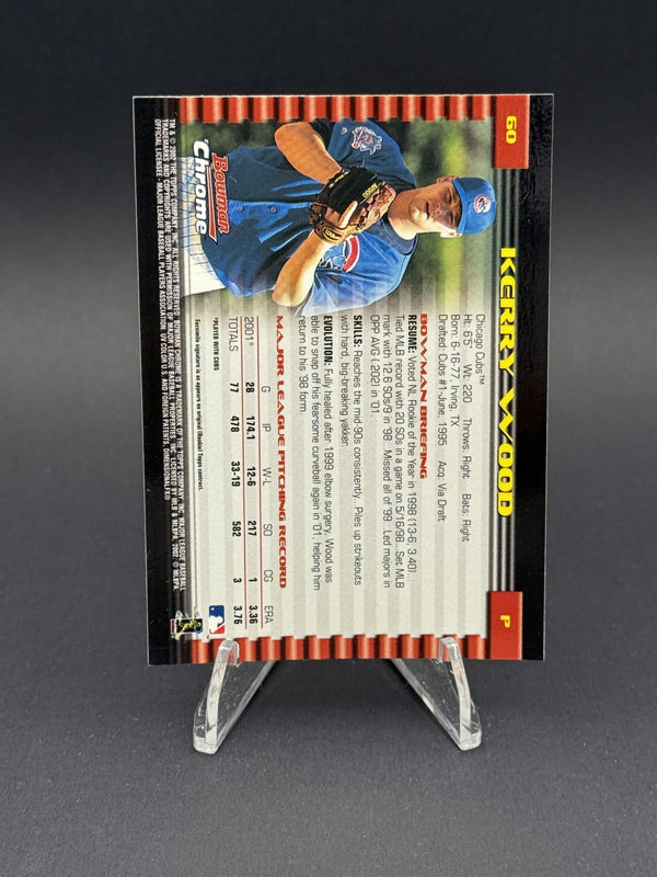2002 Bowman Chrome #60 Kerry Wood