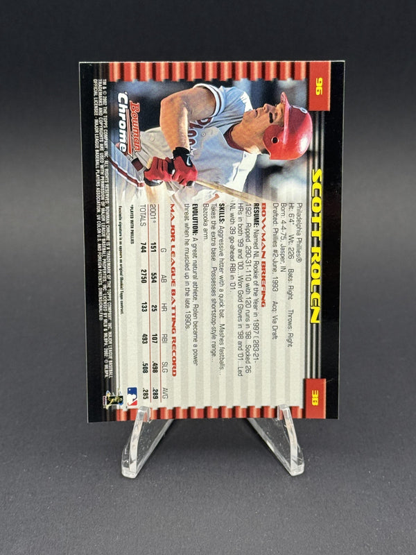 2002 Bowman Chrome #96 Scott Rolen
