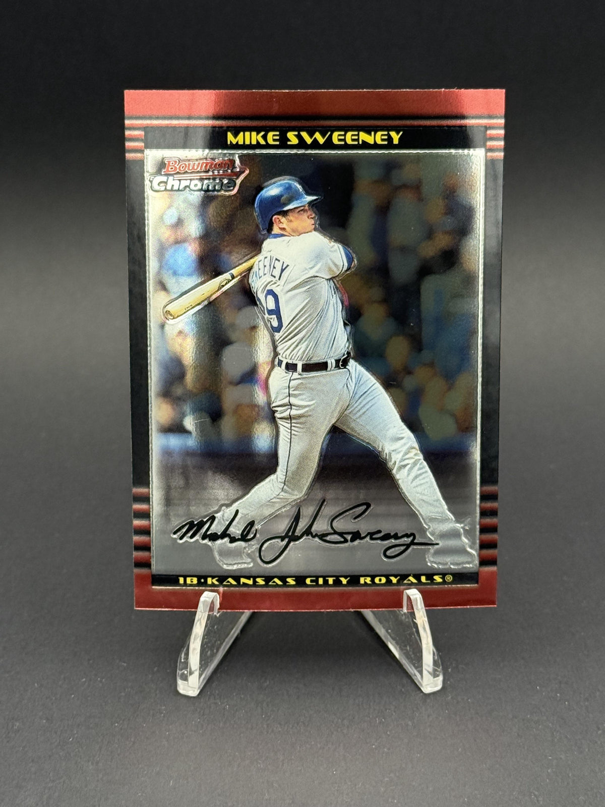 2002 Bowman Chrome #24 Mike Sweeney
