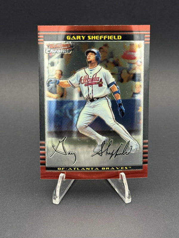 2002 Bowman Chrome #48 Gary Sheffield