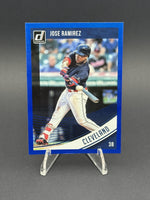 2018 Donruss #173 Jose Ramirez Holo Blue