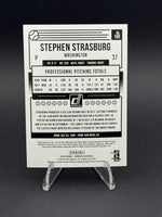 2018 Donruss #198 Stephen Strasburg Holo Green