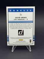 2019 Donruss #250 Julio Urias Holo Purple