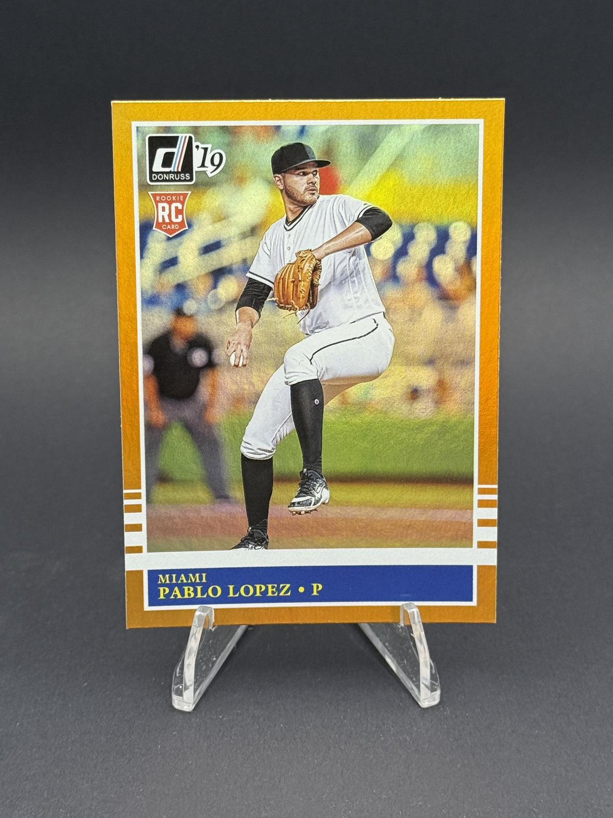 2019 Donruss #203 Pablo Lopez Holo Orange (RC)