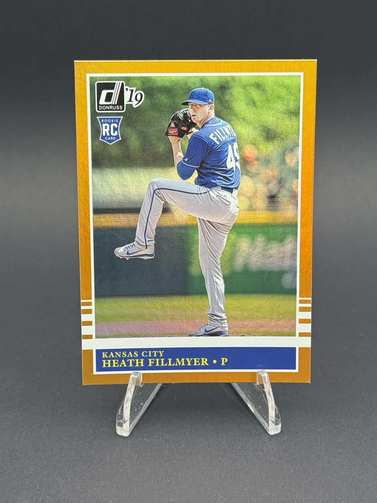 2019 Donruss #208 Heath Fillmyer Holo Orange (RC)
