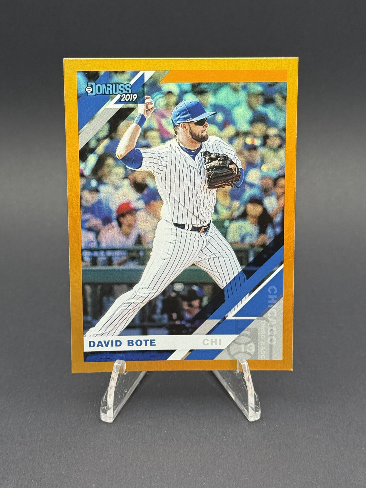 2019 Donruss #138 David Bote Holo Orange