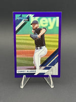 2019 Donruss #86 Corey Kluber Holo Purple :
