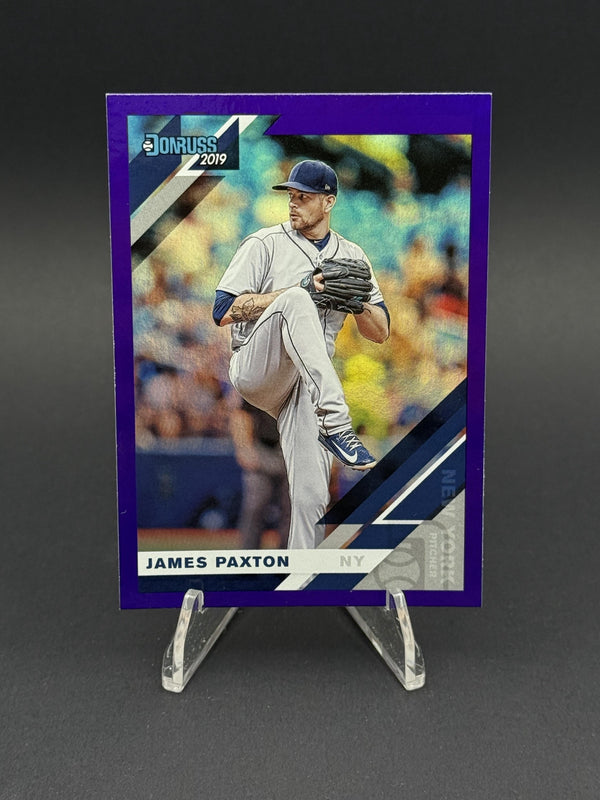 2019 Donruss #161 James Paxton Holo Purple