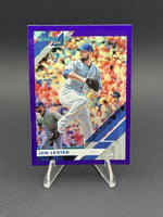 2019 Donruss #108 Jon Lester Holo Purple